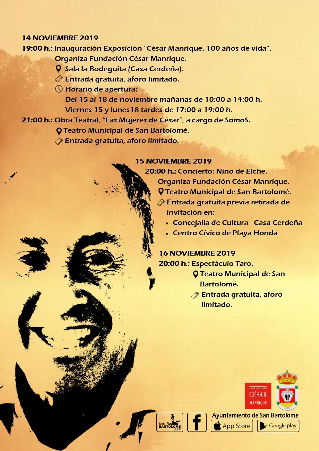 Niño de Elche vuelve a Lanzarote para presentar su nuevo disco en un concierto que forma parte del homenaje al centenario de César Manrique